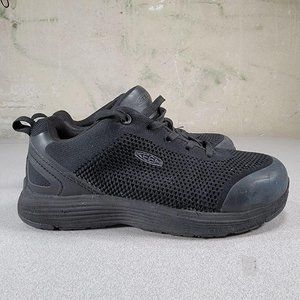 Keen Utility Steel Toe Work Shoe Black Low Top